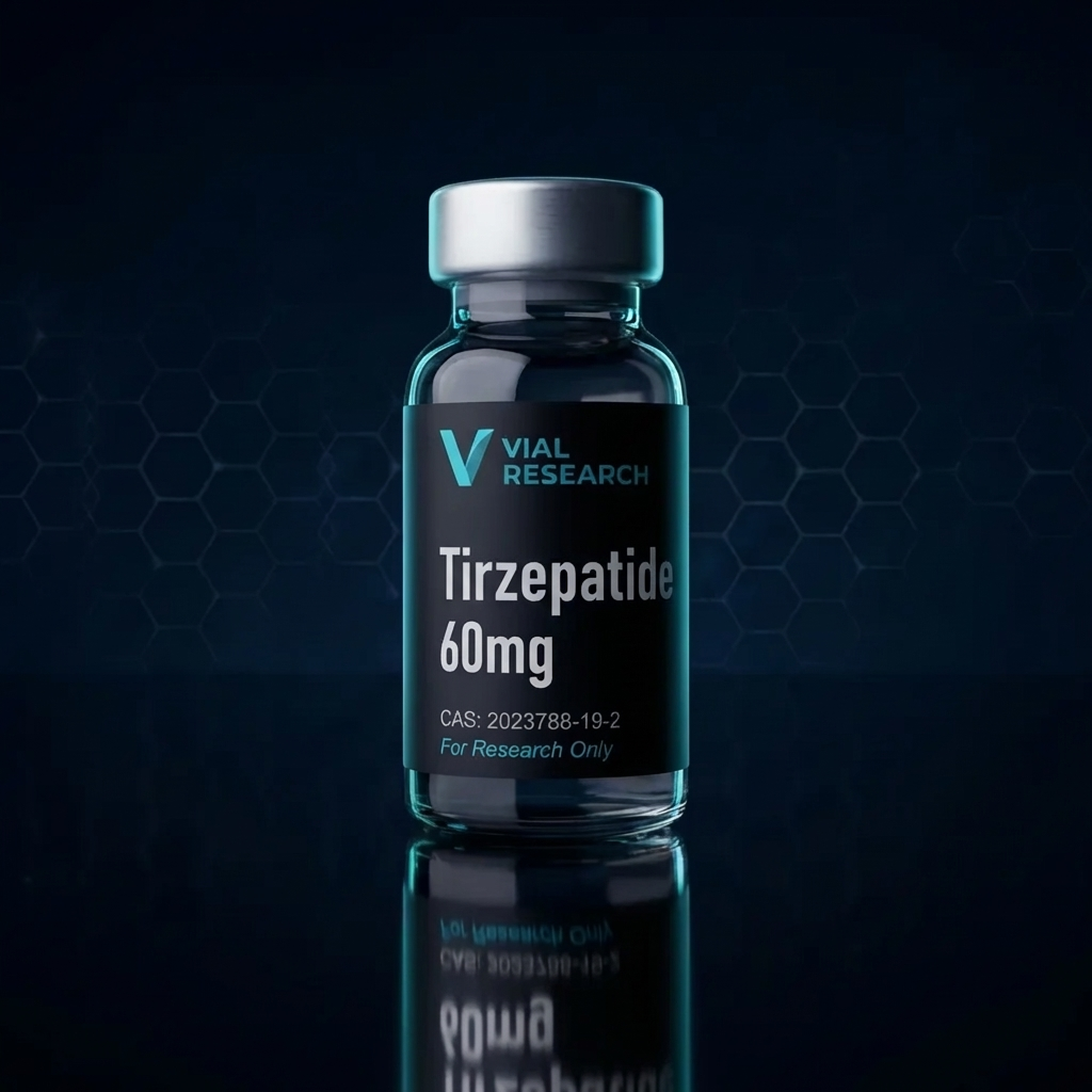 Vial Research Tirzepatide 60mg research vial